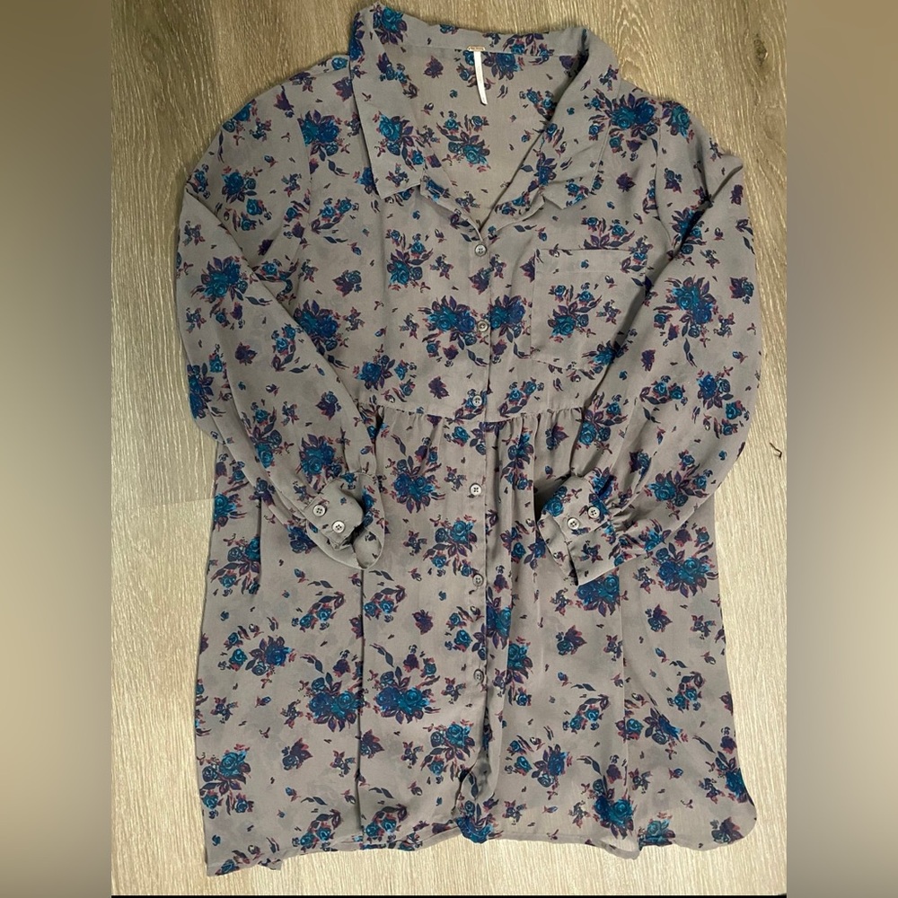 Free People Sheer Shake It Mini Dress